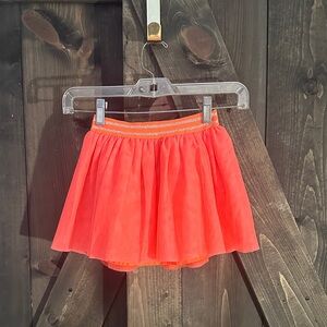 Cat & Jack Bright Orange Skirt